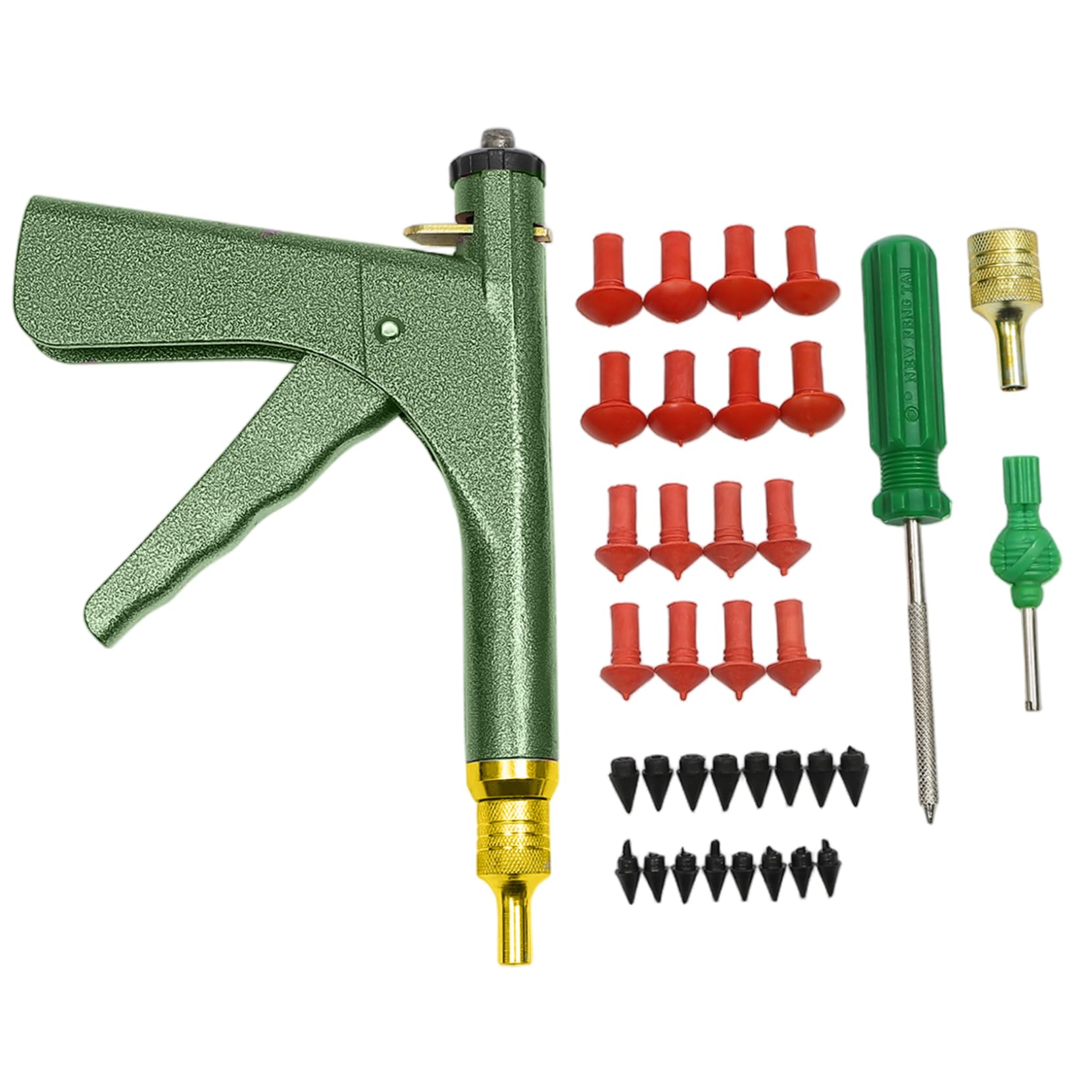 Kit de réparation de pneus avec bouchons, kit d'outils bouchon pneu robuste pour réparation crevaison et crevaison sur voiture, camion, VTT, UTV, SUV, avec outils