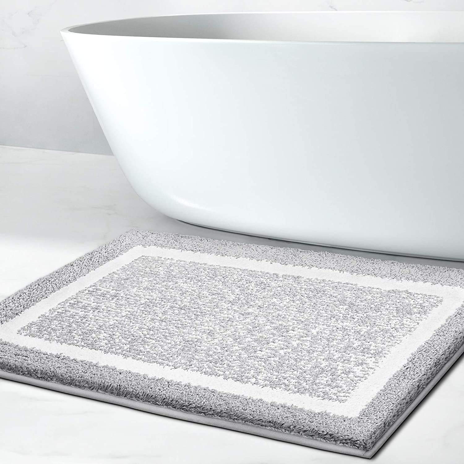 AMERTEER Bathroom Rug Mat, Ultra Soft and Water Absorbent Bath Rug Bath Carpet for Tub, Shower, and Bath Room and Kitchen