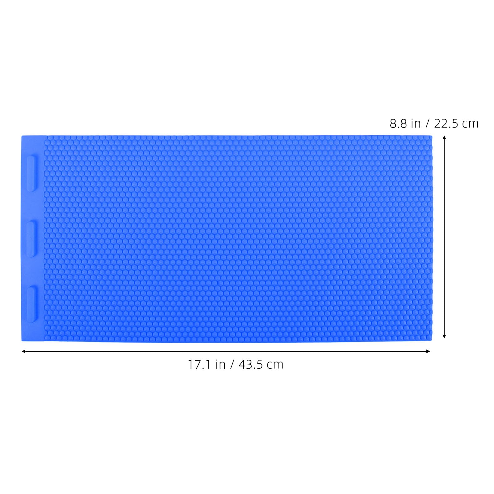 POPETPOP Molde de Silicona Flexible para Láminas de Panal Azul Molde Artesanal para Apicultura y Fabricación de Velas DIY Reutilizable y Fácil de Limpiar para Manualidades