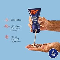 Vista 2 de Dollar Shave Club Prep Scrub de 3 onzas (paquete de 2) Exfoliante preafeitado para prevenir el vello encarnado