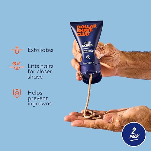 Miniatura 2 de Dollar Shave Club Prep Scrub de 3 onzas (paquete de 2) Exfoliante preafeitado para prevenir el vello encarnado