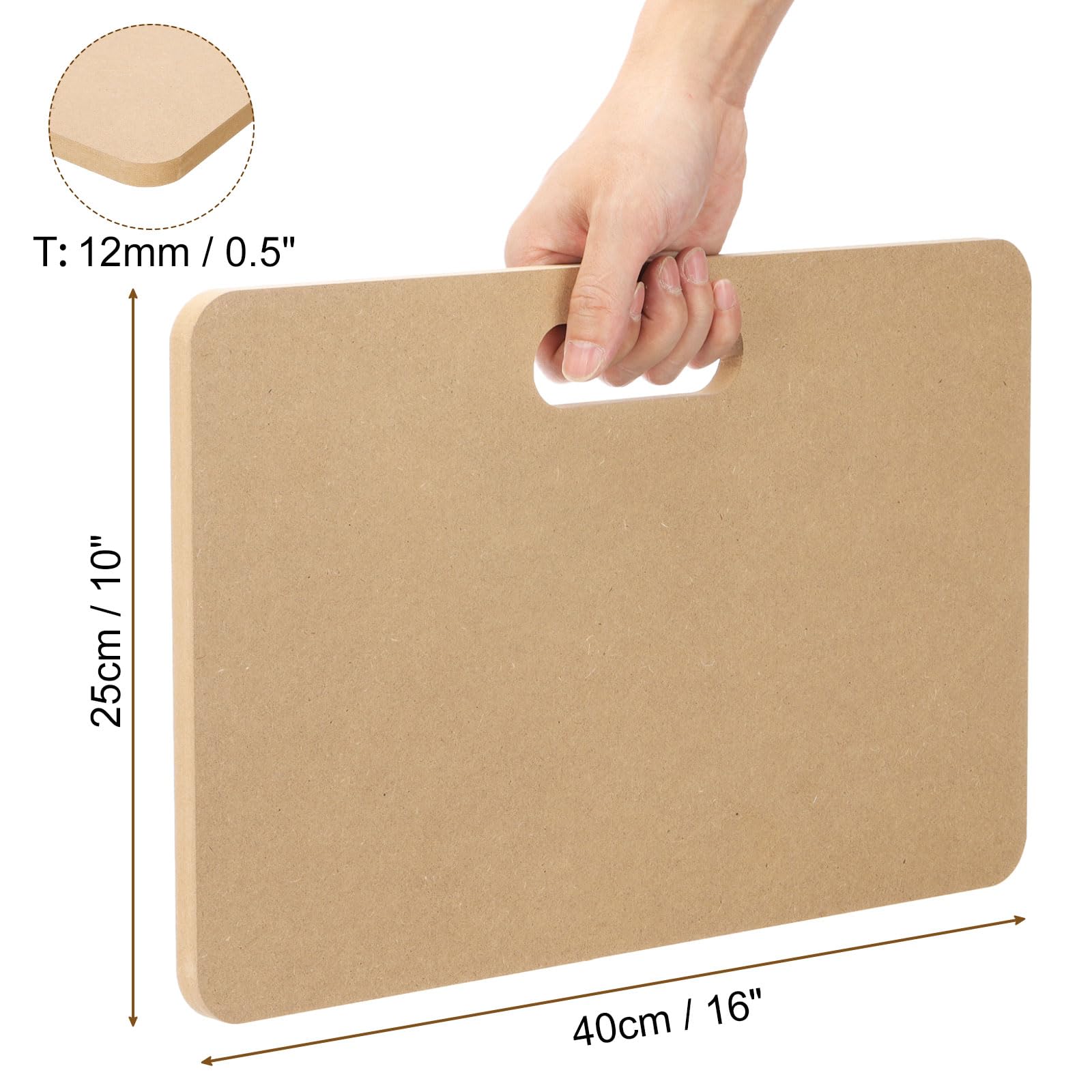 PATIKIL 10 x 16" Wedging Board for Pottery with Built-in Handle - Image 3