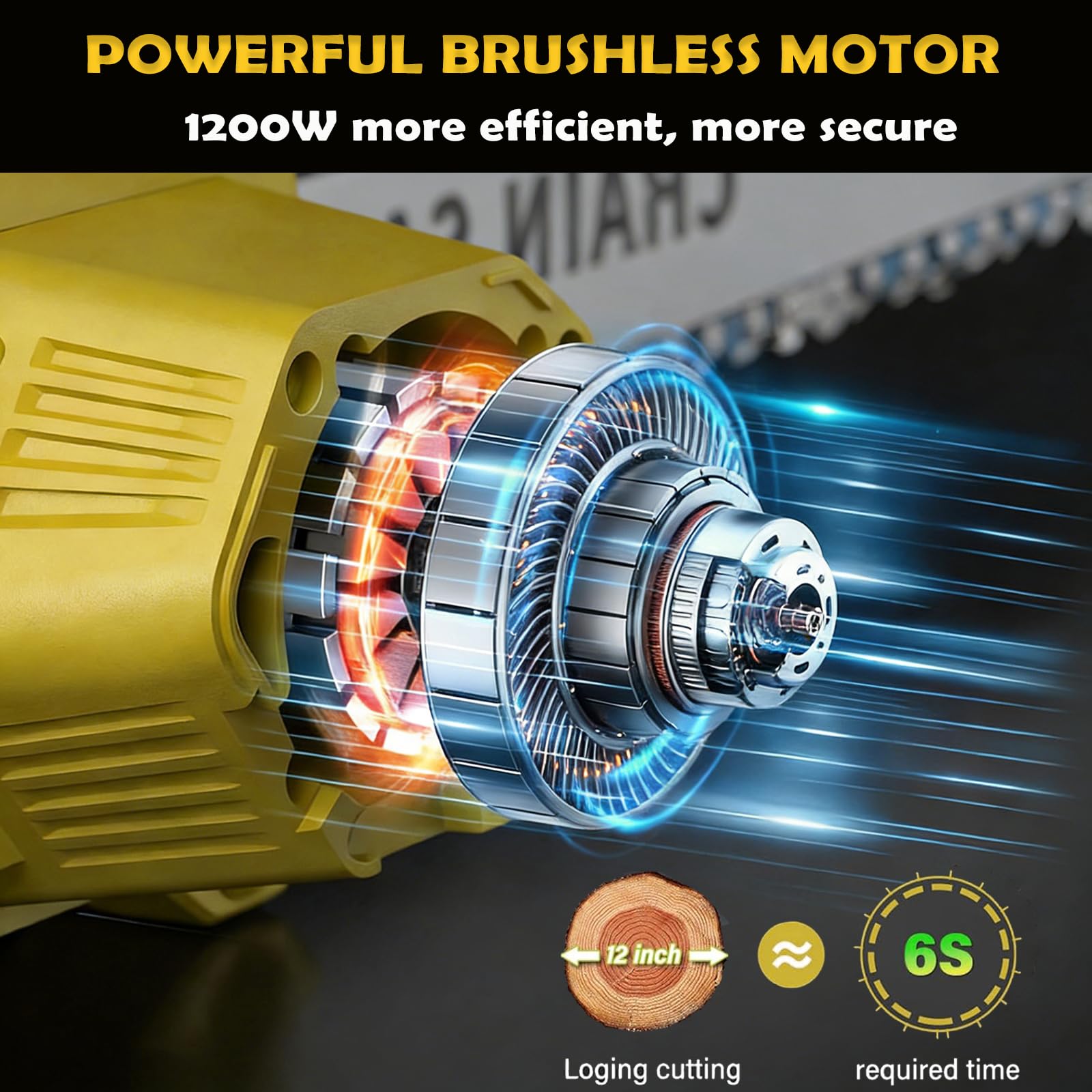 Motosega elettrica senza fili da 30,5 cm, con asta di prolunga, 21 V, senza spazzole da 30,5 cm, 2 batterie da 4,0 Ah e caricatore per taglio del legno, potatura
