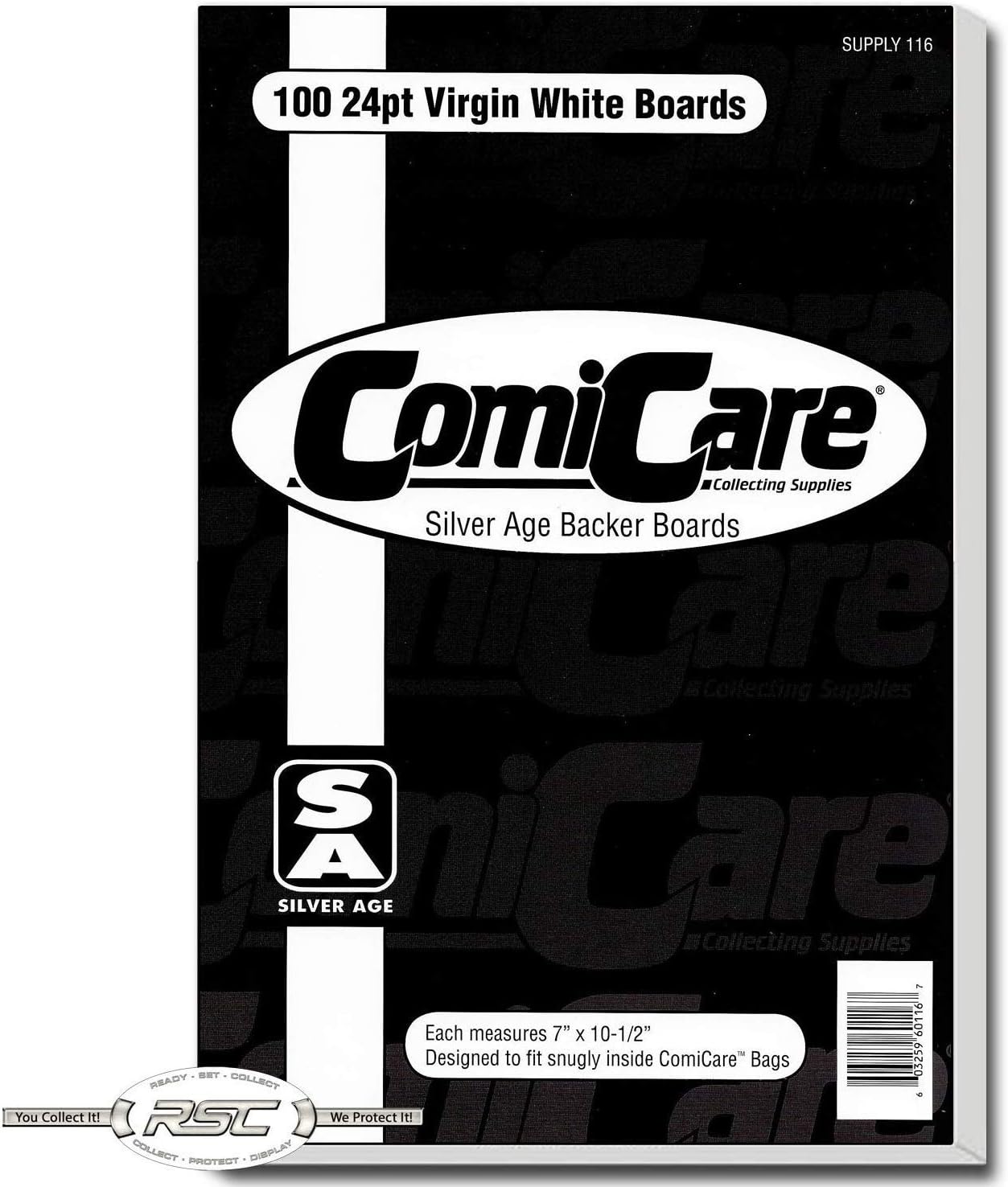 Silver Age Comic 24 pt Backer Boards (100 Count)