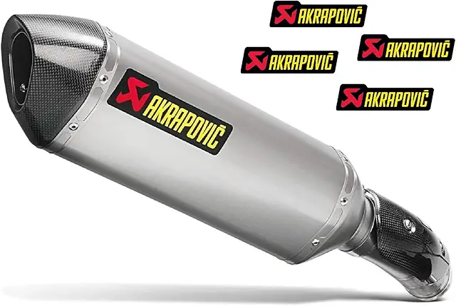 Autocollants compatibles Akrapovic résistants à la chaleur - Cartouche Akrapovic