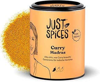 Just Spices Curry Madras I Würze Curry und indische Gerichte authentisch lecker I Gewürzdose, 59 g
