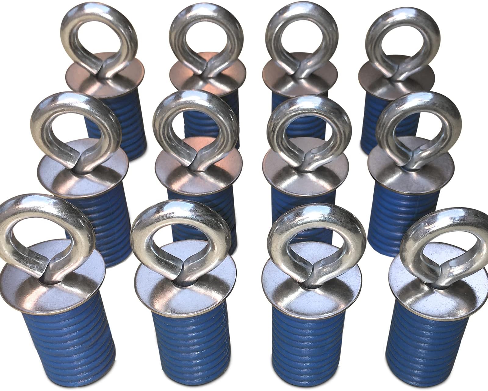 GripPRO ATV Anchors – 12 Pack Fits Polaris Lock & Ride Bed Holes on RZR & Sportsman with 1" Mounts, Secure Coolers, Gear, Toolboxes, Compatible with XP 1000, 900, 570 Not for Ranger or General Models