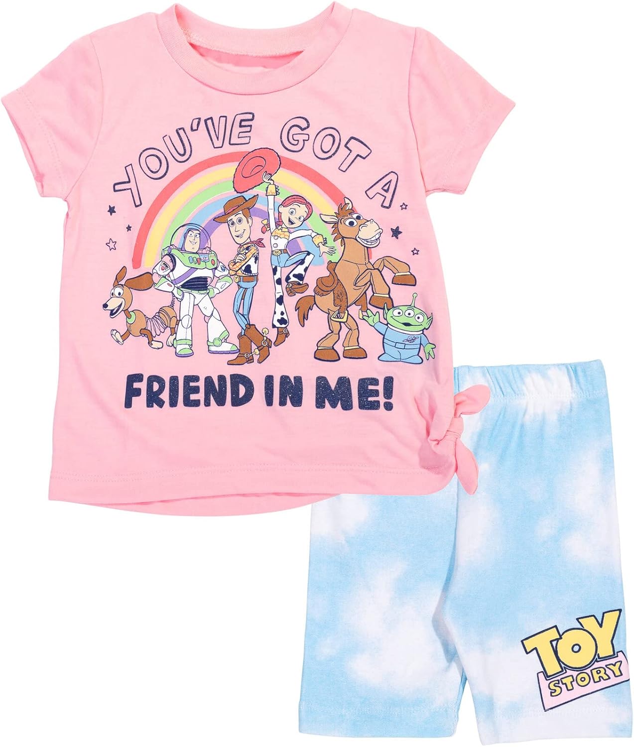 Disney Lion King Toy Story Moana Simba Nala Jessie Woody Girls T-Shirt & Bike Shorts Outfit Set Infant to Little Kid: Clothing, Shoes & Jewelry