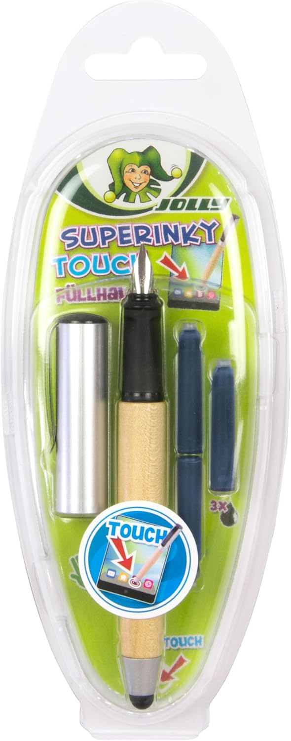 JOLLY Superinky Touch + 3 Ink Cartridges Blue Blister Pack of 1