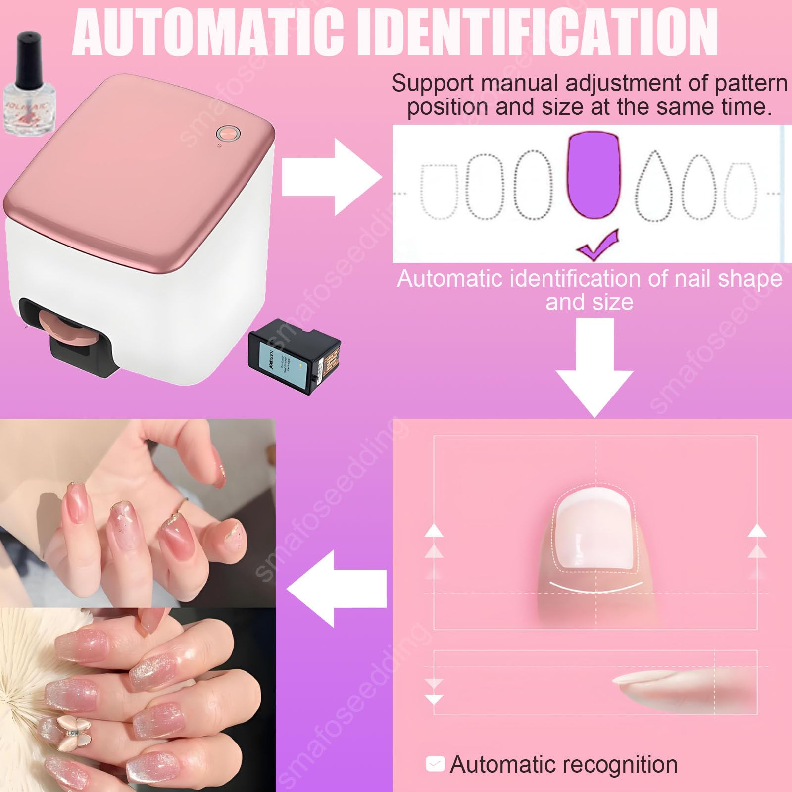 2026 Nail Printer Nail Art Machine-Portable 3D Digital Printer for