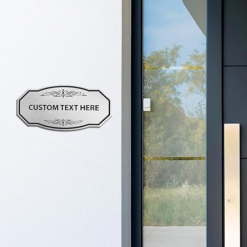 Miniatura 3 de Letreros personalizables para exteriores/victorianos/placa personalizada/placa de nombre de puerta personalizada para oficina