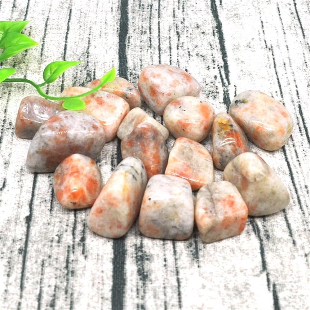 AtkitS Hermoso Piedra Solar Natural, Grava, tamaño de Muestra, Piedra caída Irregular, Cristal curativo Reiki, Mineral de Cuarzo, decoración for el hogar y el Acuario, Regalo (Size : 200g)