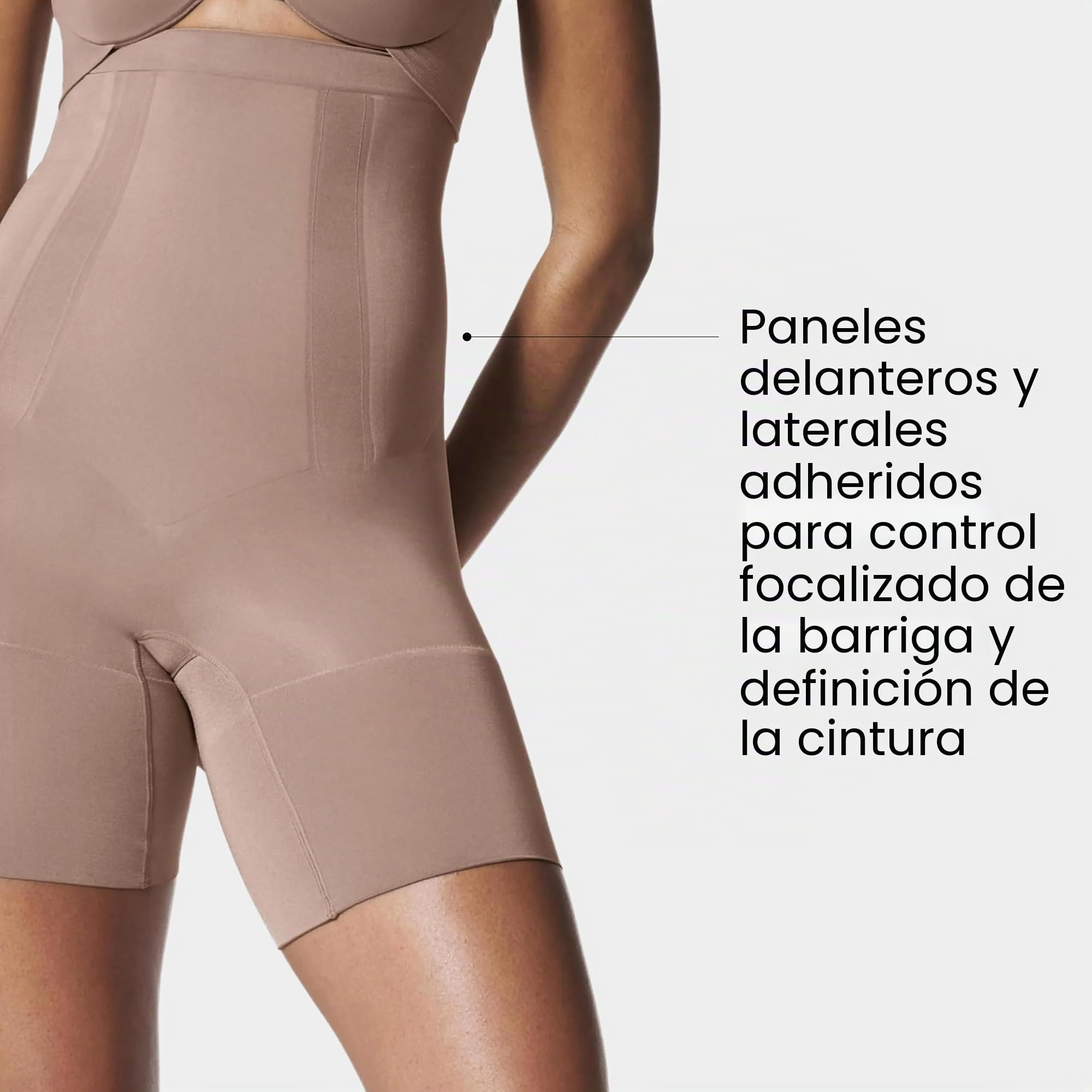 Spanx High-Waisted Mid-Thigh Short Cinturn Moldeador Mujer (Pack de 1)