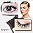 LGSZGDCN Brown Lashes Extensions mascara waterproof smudge proof Eyes Makeup volume and length Natural Hypoallergenic Fast Dry Eyelashes Curling Party Stage Use