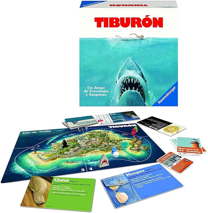 Ravensburger Tiburón: Juego de Mesa de Estrategia Ligera para Mayores de 12 Años