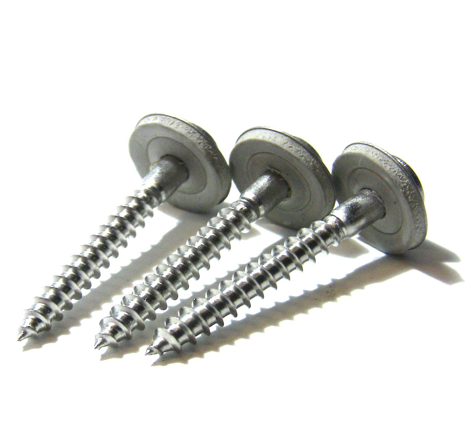 100 Stk. Spenlgerschrauben Edelstahl V2A mit EPDM Dichtscheibe Teilgewinde Torx 4,5x20->4,5x80 (4,5 x 25)