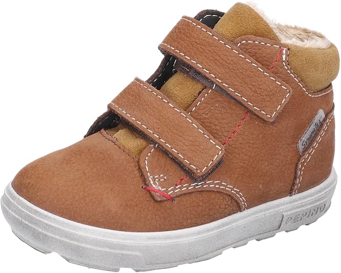 RICOSTA Gamin Bottes GRISU, Largeur: Large (WMS),Semelle Intérieure Amovible,Sympatex,lumières,Gris (Grigio/Antra / 484),35 EU / 2.5 UK