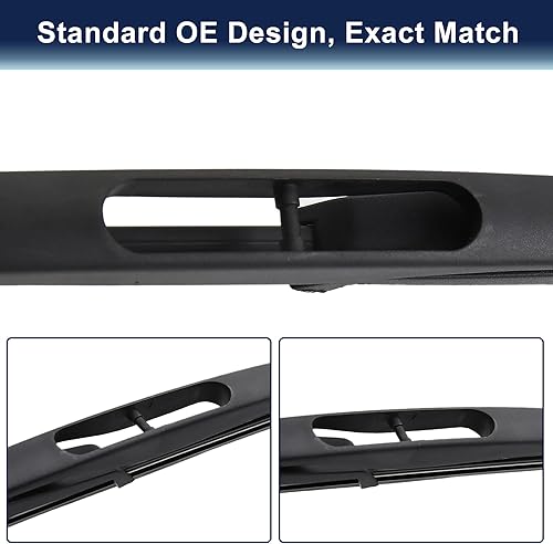 Miniatura 5 de X AUTOHAUX Limpiaparabrisas trasero de 10.827 in de 11 pulgadas para Dodge Nitro para GMC Acadia