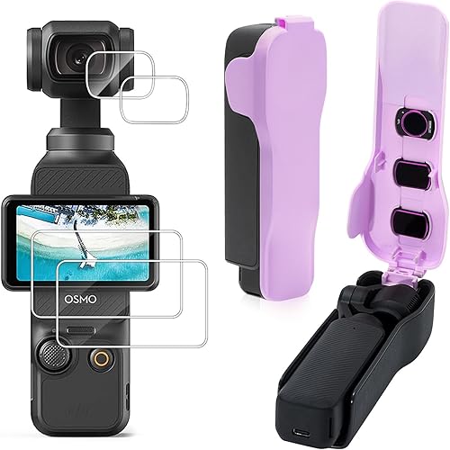 Miniatura 8 de YDW Protector de lente de pantalla, bolsillo 3 para DJI Osmo Pocket 3 accesorios, 3 ranuras de almacenamiento de filtro CPL/ND, protege el bolsillo