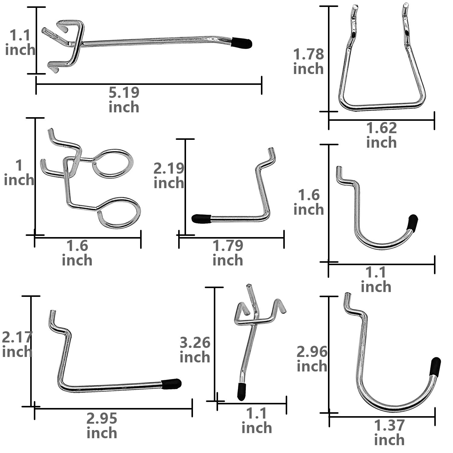 70% оƒƒ Evеrуthіng Pegboard Hooks Assortments 85PCS with Metal Hooks ,Pegboard Bins,Peg Locks for Tool Organization Bеѕt Dеаl 🛒 Pegboard Hooks Assortments 85PCS with Metal Hooks ,Pegboard Bins,Peg Locks for Tool Organization