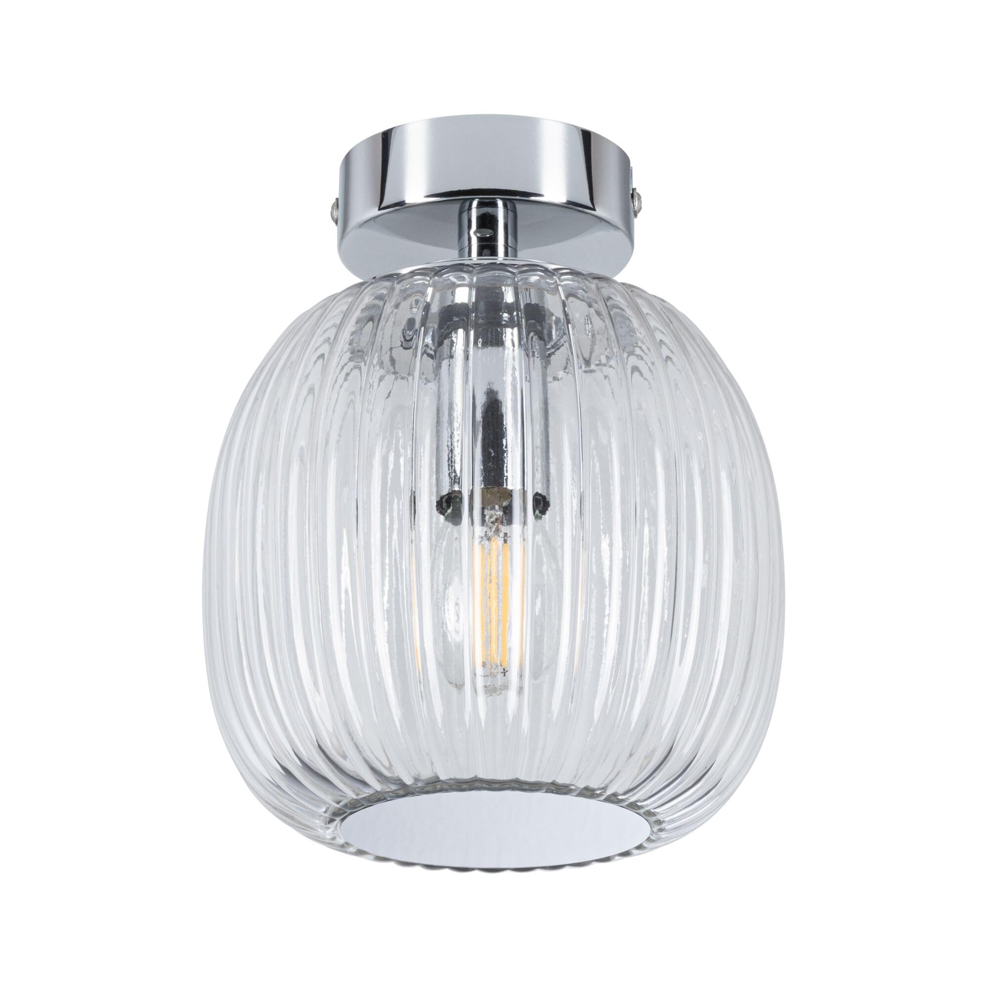 Paulmann 71141 Selection Bathroom Deckenleuchte Ruya IP44 E14 230V max. 20W Glas, Chrom Wand-/Deckenleuchte, Badbeleuchtung