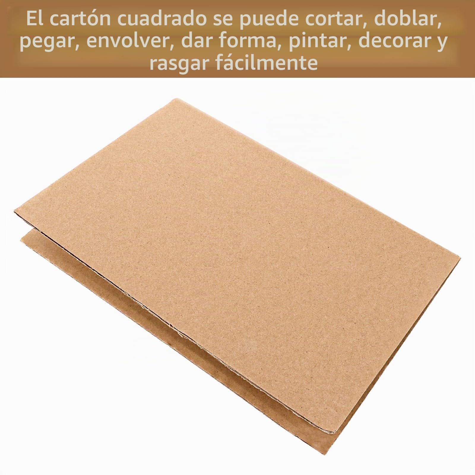AKOLAFE 40 Piezas Carton Ondulado Kraft 29 x 40 cm, Carton Manualidades de 3 mm Papel Kraft 3 Capas para Embalaje Maquetas Cortar Doblar Pintar Proyectos Escolares