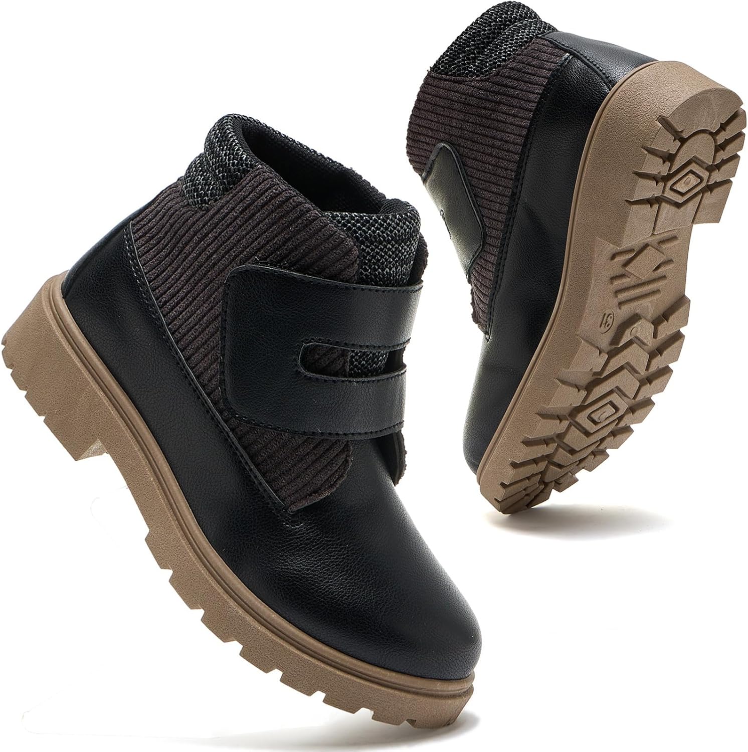 Daclay Toddler Boys Girls Boots Kids Work Boots Winter Snow Boot Hiking Outdoor Shoes