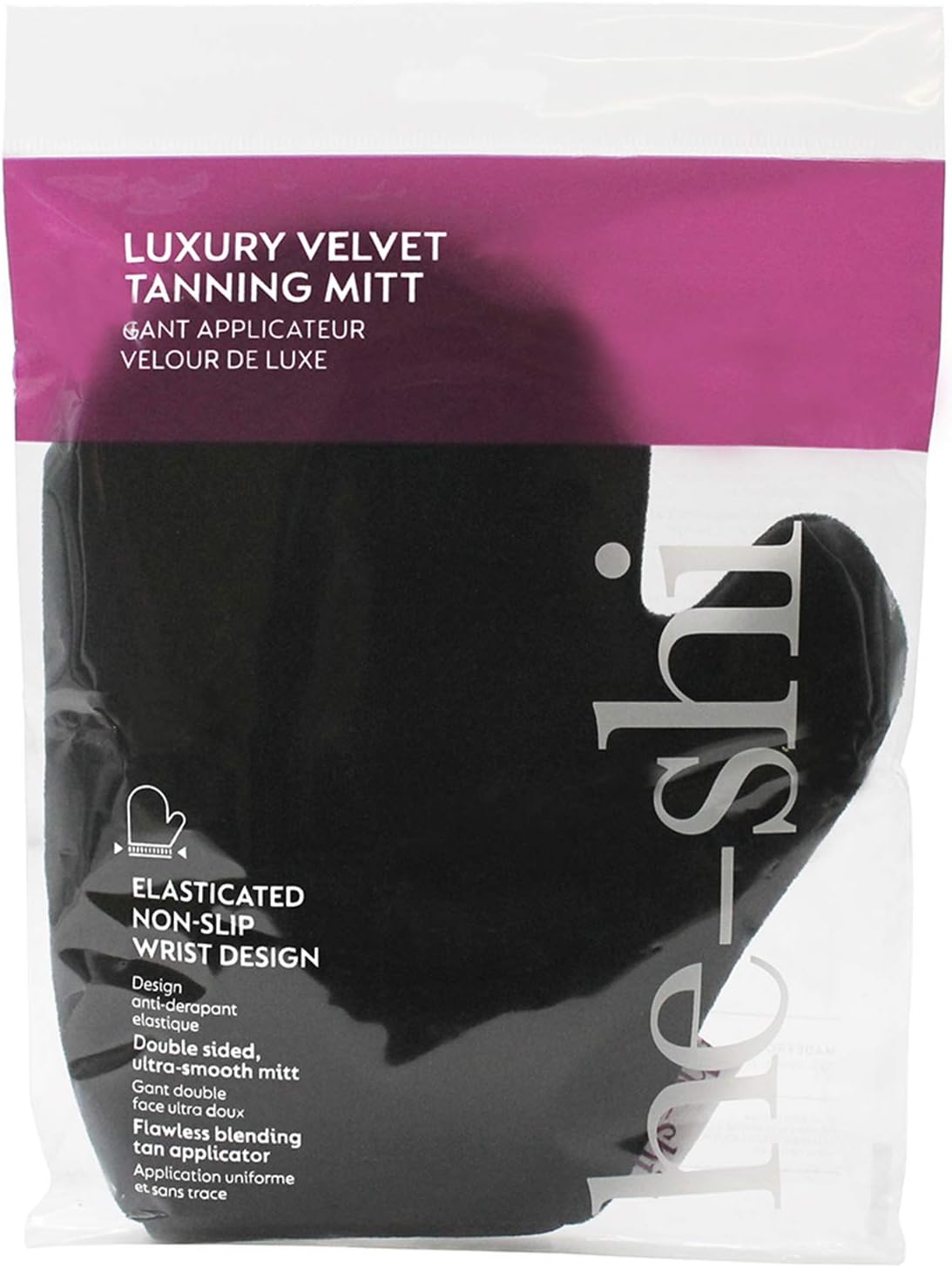 He-Shi Luxury Velvet Tanning Mitt
