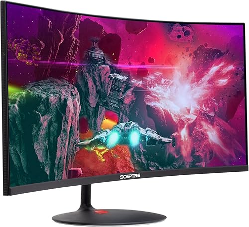 Miniatura 2 de Sceptre Monitor LED creativo de 34 pulgadas curvado ultra ancho 21 9 2560 x 1080 sin marco HDMI DisplayPort hasta 100Hz, negro máquina 2020