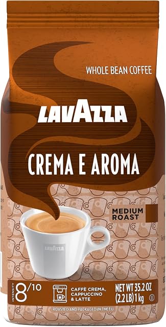 Lavazza Balanced Medium Roast Crema E Aroma Whole Bean Coffee Blend