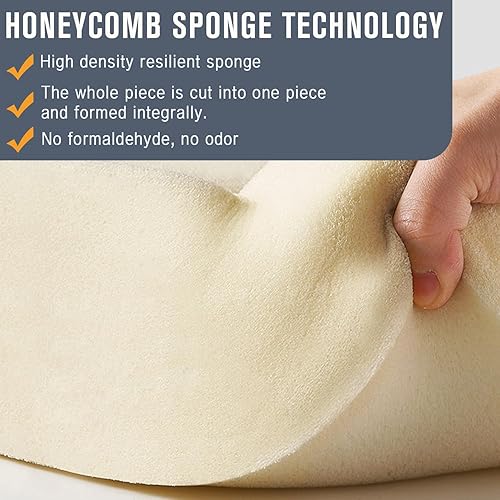 Miniatura 8 de Juego de 4 y 2 taburetes de bar de 30 pulgadas de altura de mostrador con parte trasera de tela, taburete de bar tapizado con botones, modernos