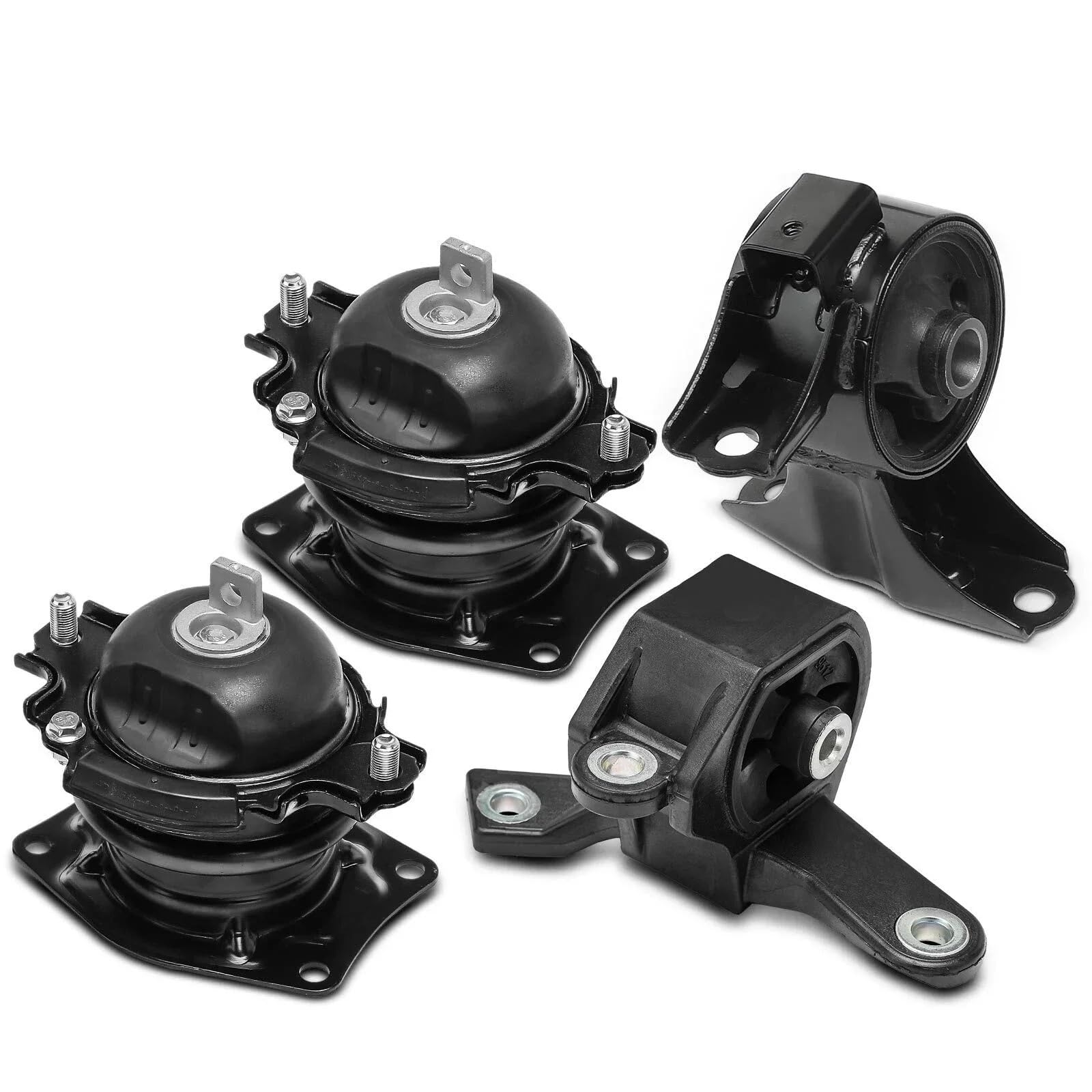 Ahsutpmb One Color Fit For Pilot 2009-2015 V6 3.5L 4Pcs Engine Motor Mount Transmission Mountauto Parts Engine Mount Set Motor Enginel Repair Bracket Stan
