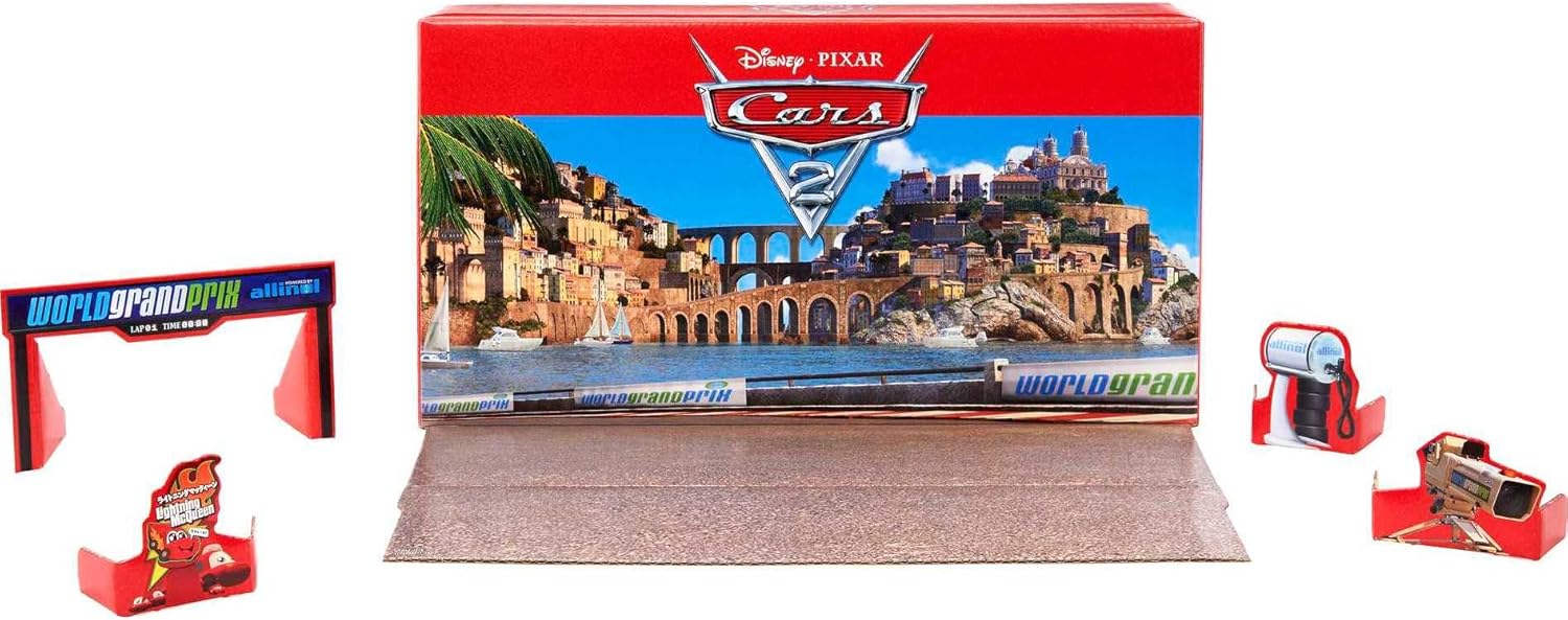 Mattel Disney and Pixar Cars Vehicle 5-Packs with 4 Character Toy Cars & 1 Red Fire Truck Inspired by Radiator Springs, Collectible Set