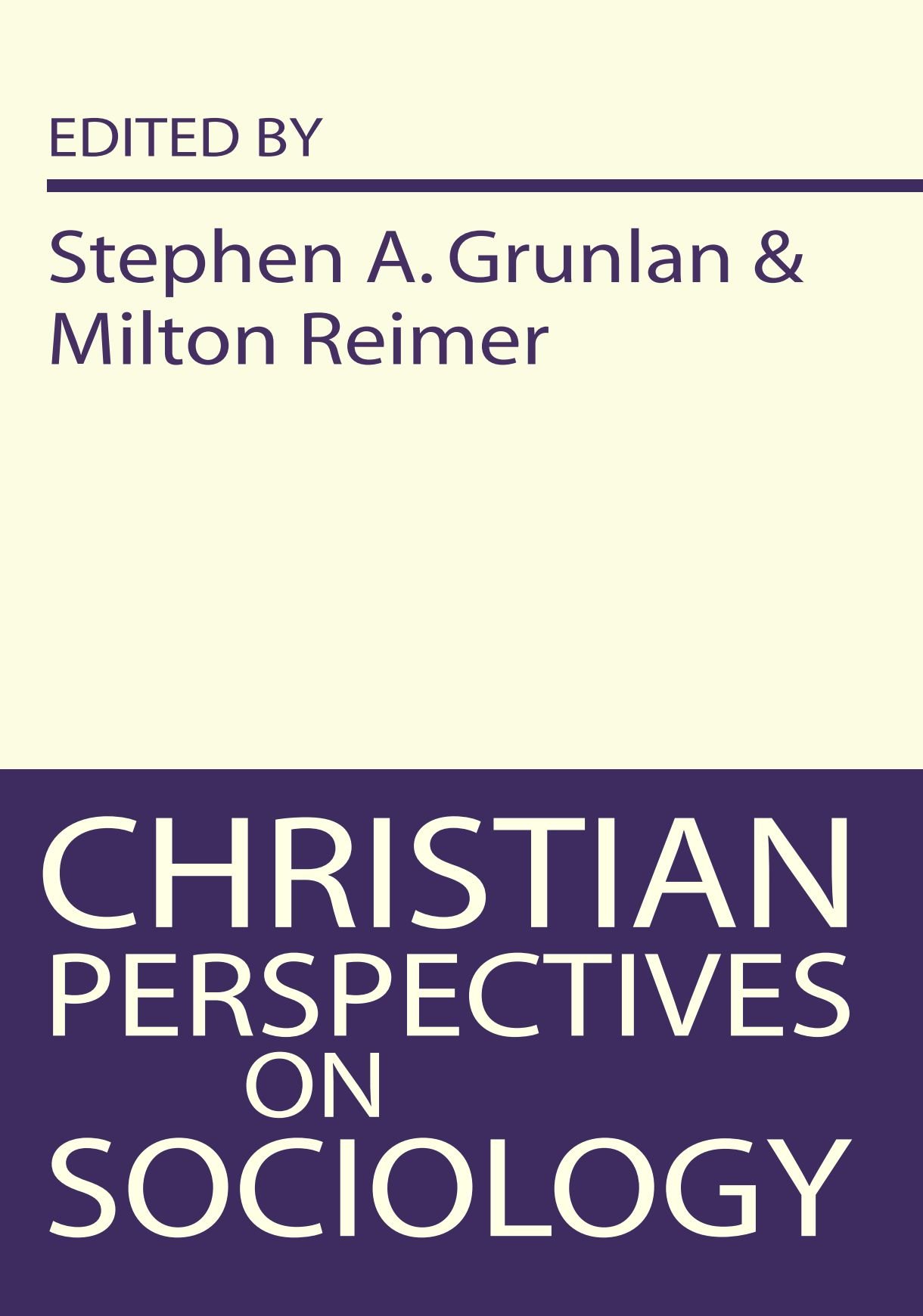 Christian Perspectives on Sociology