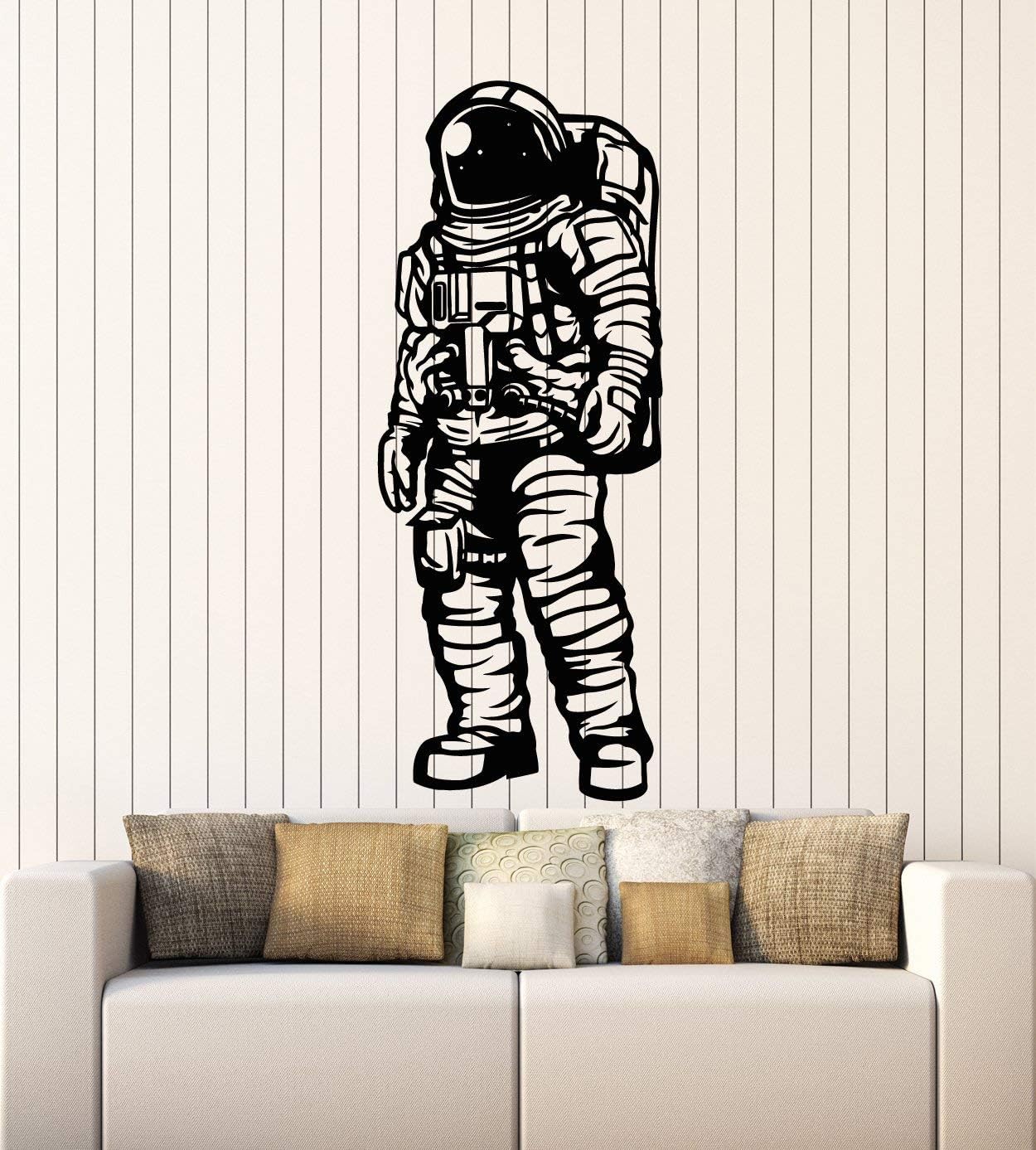 Pegatina De Pared Astronauta XXL (84x125 Cm) | Decoración Espacial Para Habitación Infantil | Vinilo Adhesivo