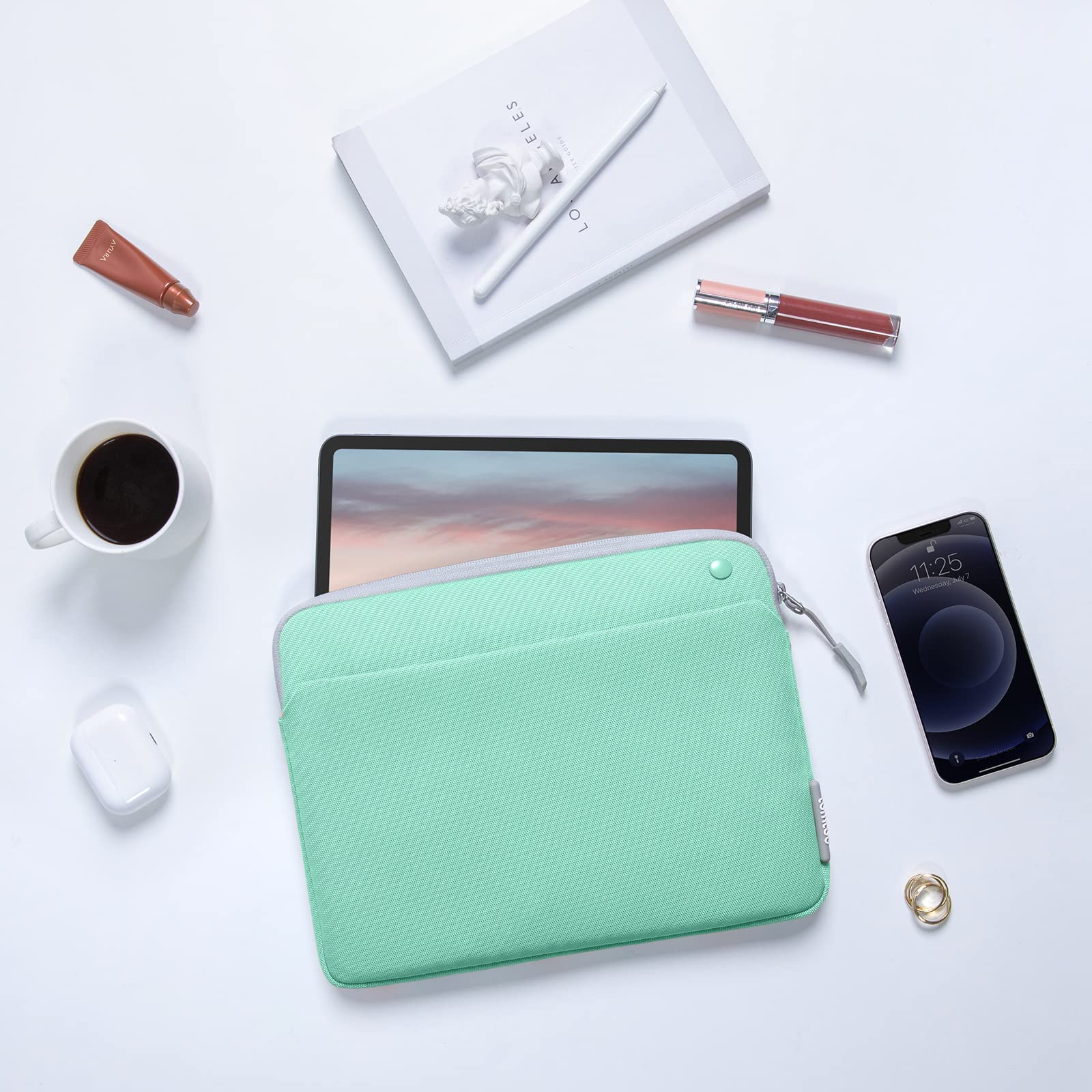 tomtoc Recycled Laptop Sleeve for 14inch MacBook Pro 2021 A2442, 13