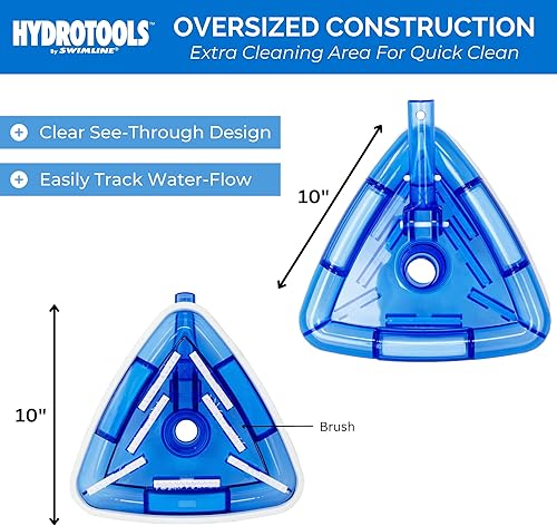 Miniatura 26 de Cabezal aspirador Swimline 8150 Flex pesado, azul Vac de hormigón