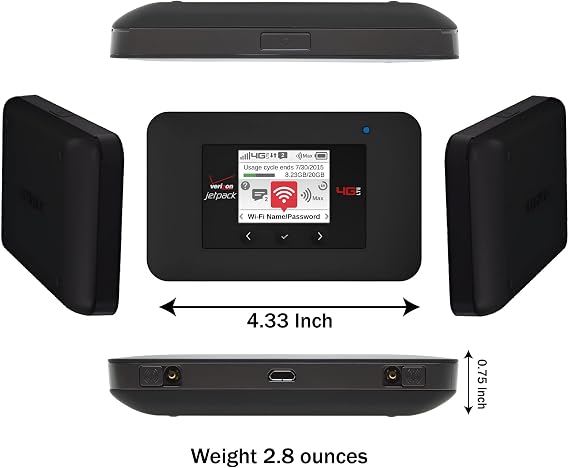 Verizon Jetpack 4G LTE Mobile Hotspot - AC791L (Verizon Wireless)