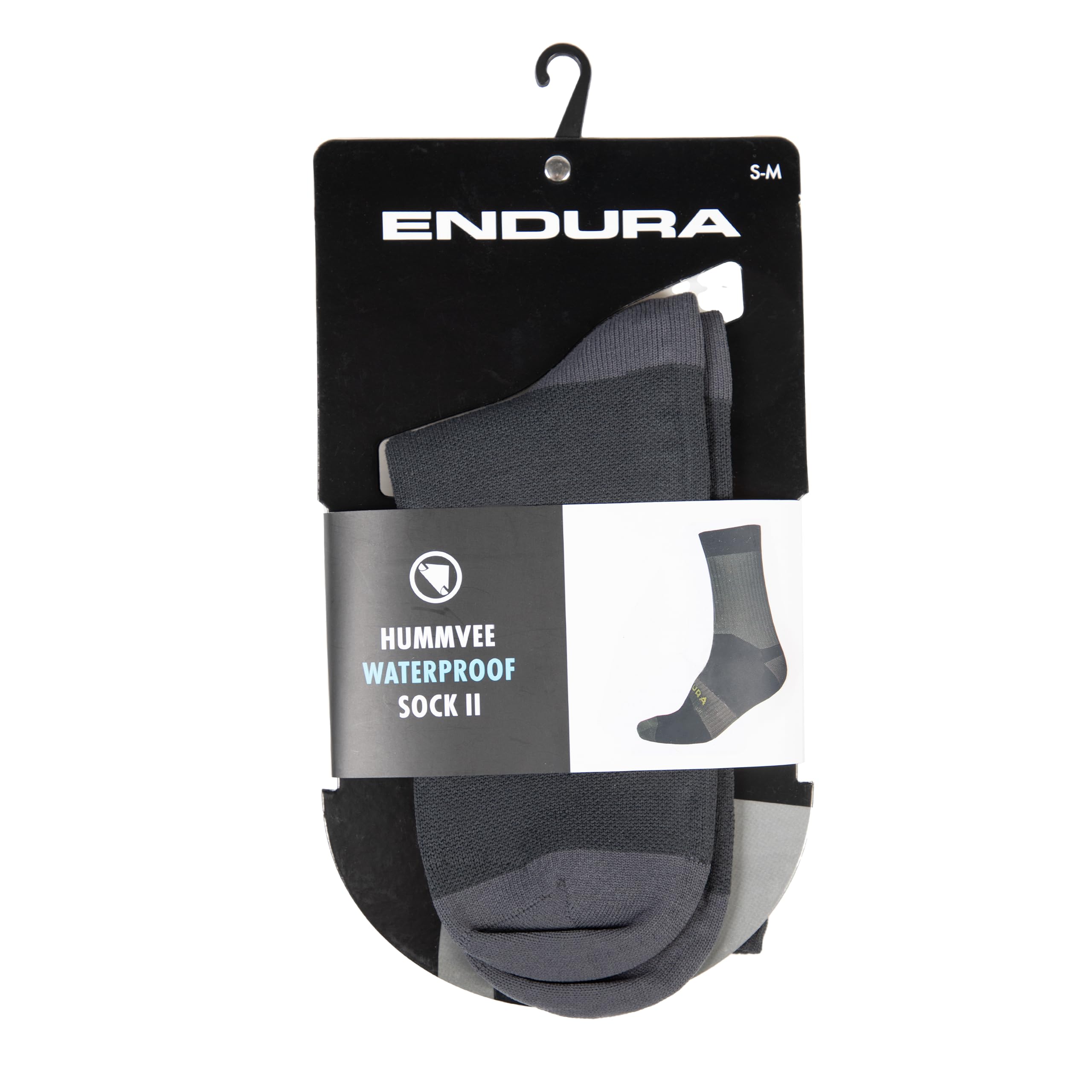 Endura Herren Hummvee Wasserdichte Fahrradsocken II (1er-Pack) | Atmungsaktiv | Strapazierfähig | Verstärkter Fußrücken Socken