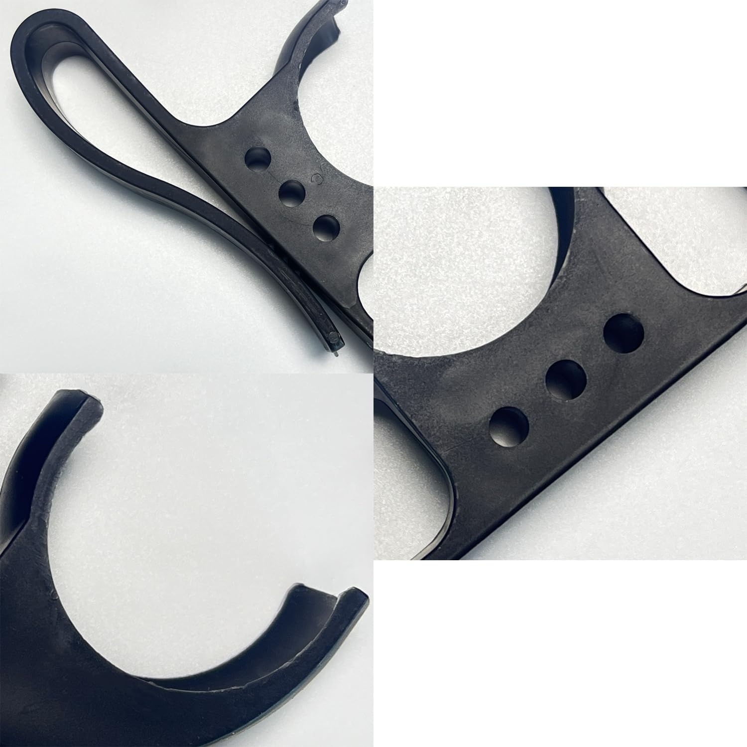Porta Palline Golf con Gancio - 1 Pezzo, Nero, Chiusura Rapida, Versatili 2 in 1 Accessori da Golfe Portatili, Adatto per Sacche da Golf, Offre Spazio per 3 Palline e 6 Tee
