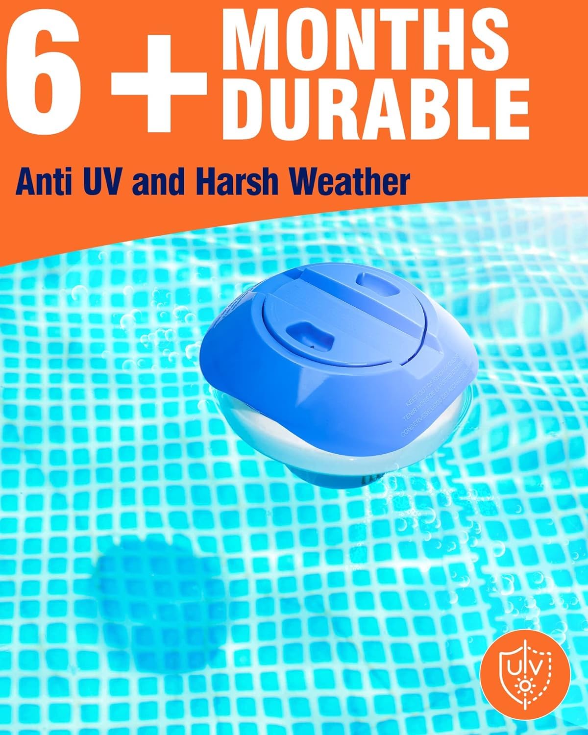 Distributeur Flottant Pour Piscine, Distributeur De Chlore Avec Thermometre Reglable Distributeur Chlore Diffuseur Chlore Piscine Doseur