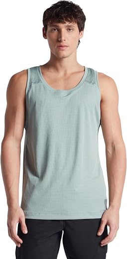 Jockey MV57 Men's Lightweight Microfiber Solid Active Wear Tank Top with Breathable Mesh