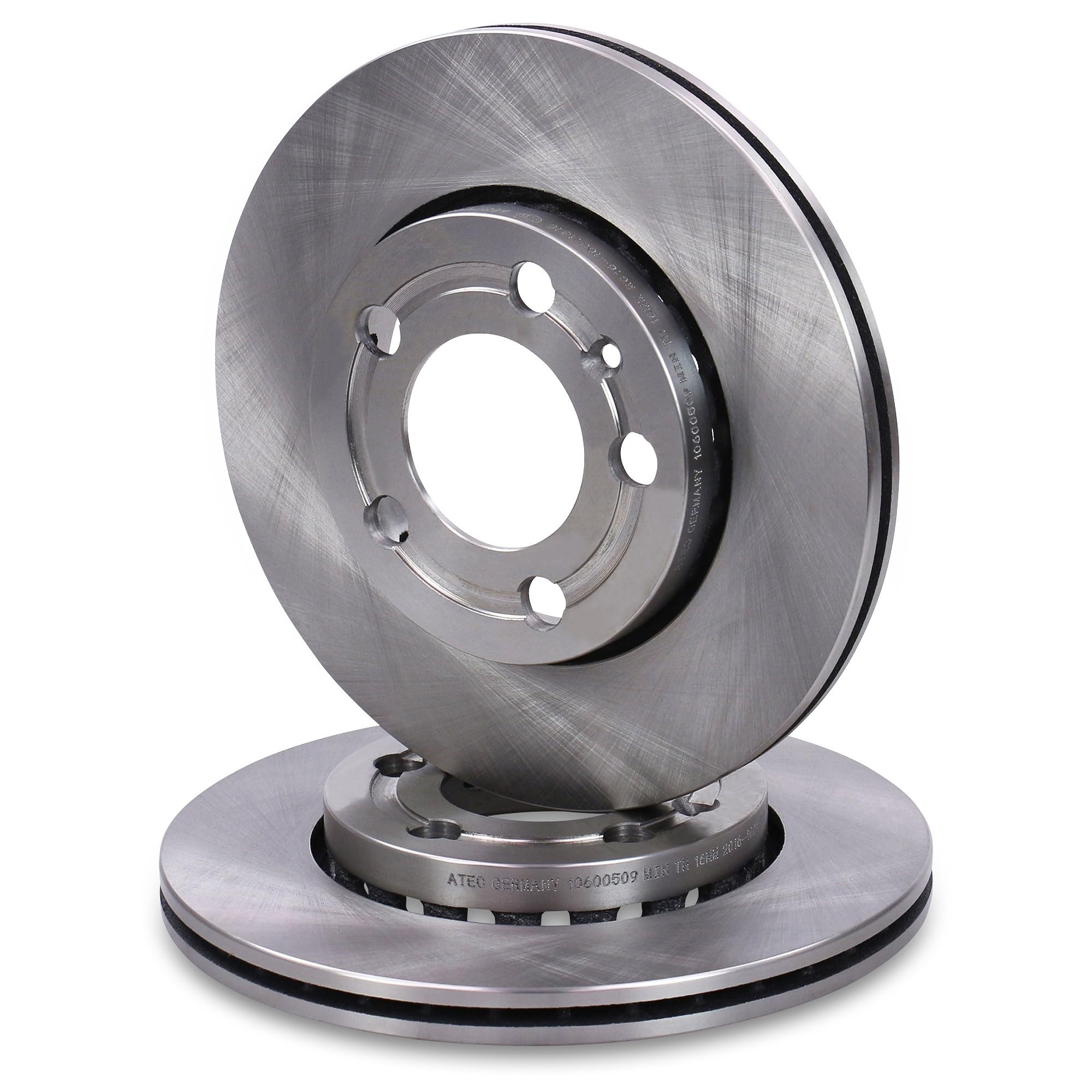 ATEC Germany Bremsenset Vorderachse inkl. Bremsscheiben Ø 239 mm Belüftet + Bremsbeläge Vorne Kompatibel mit SKODA FABIA 1, FABIA 2 (542) (545), VW FOX (5Z1, 5Z3, 5Z4), POLO (9N_, 9A_)