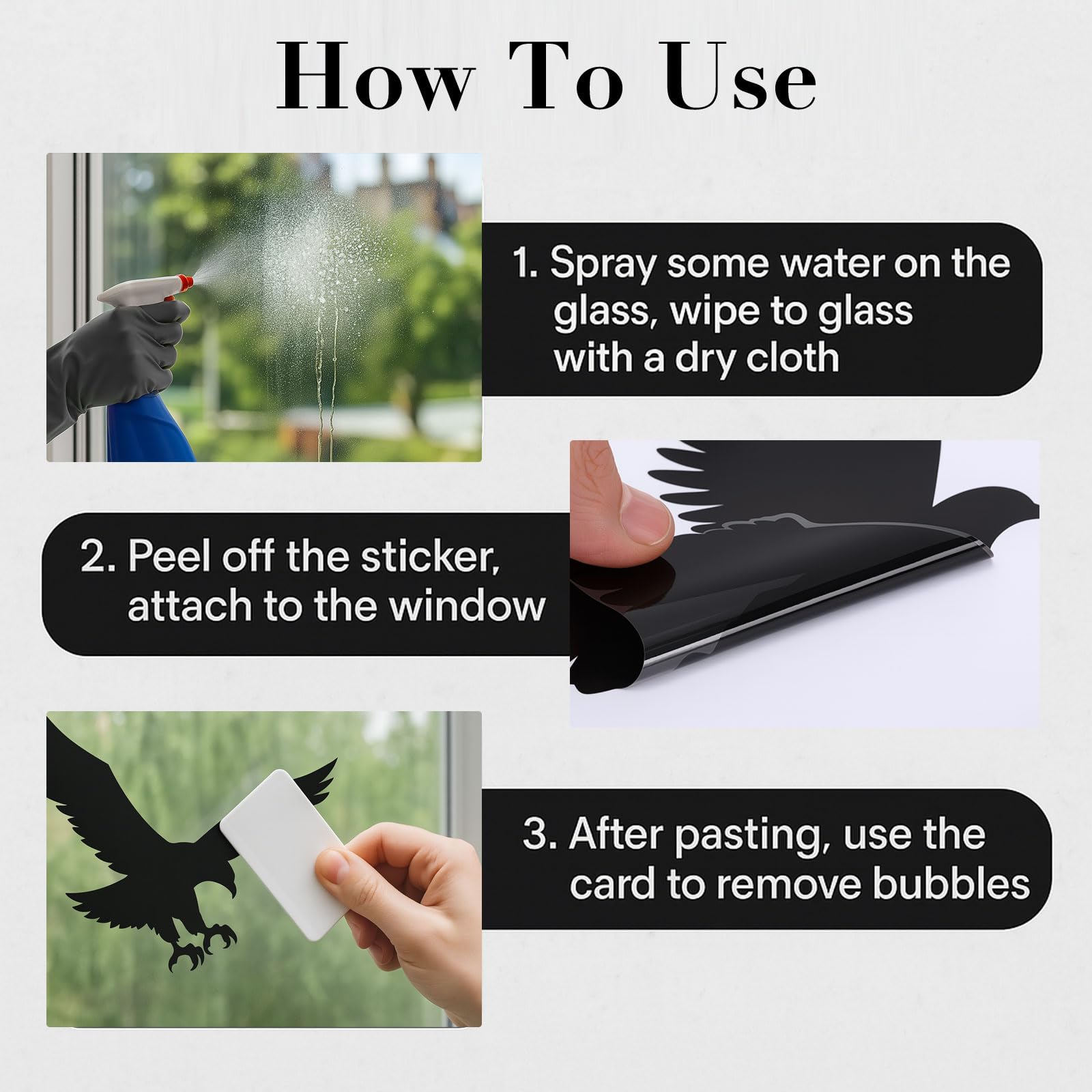 Lvjkes Stickers Anti Collision Oiseaux, 37 Pièces Sticker Fenetre, Réutilisable Autocollant Anti Collision Oiseaux, Empêcher Les Personnes Et Les Oiseaux De Heurter Les Vitres Des Fenêtres (Blanc