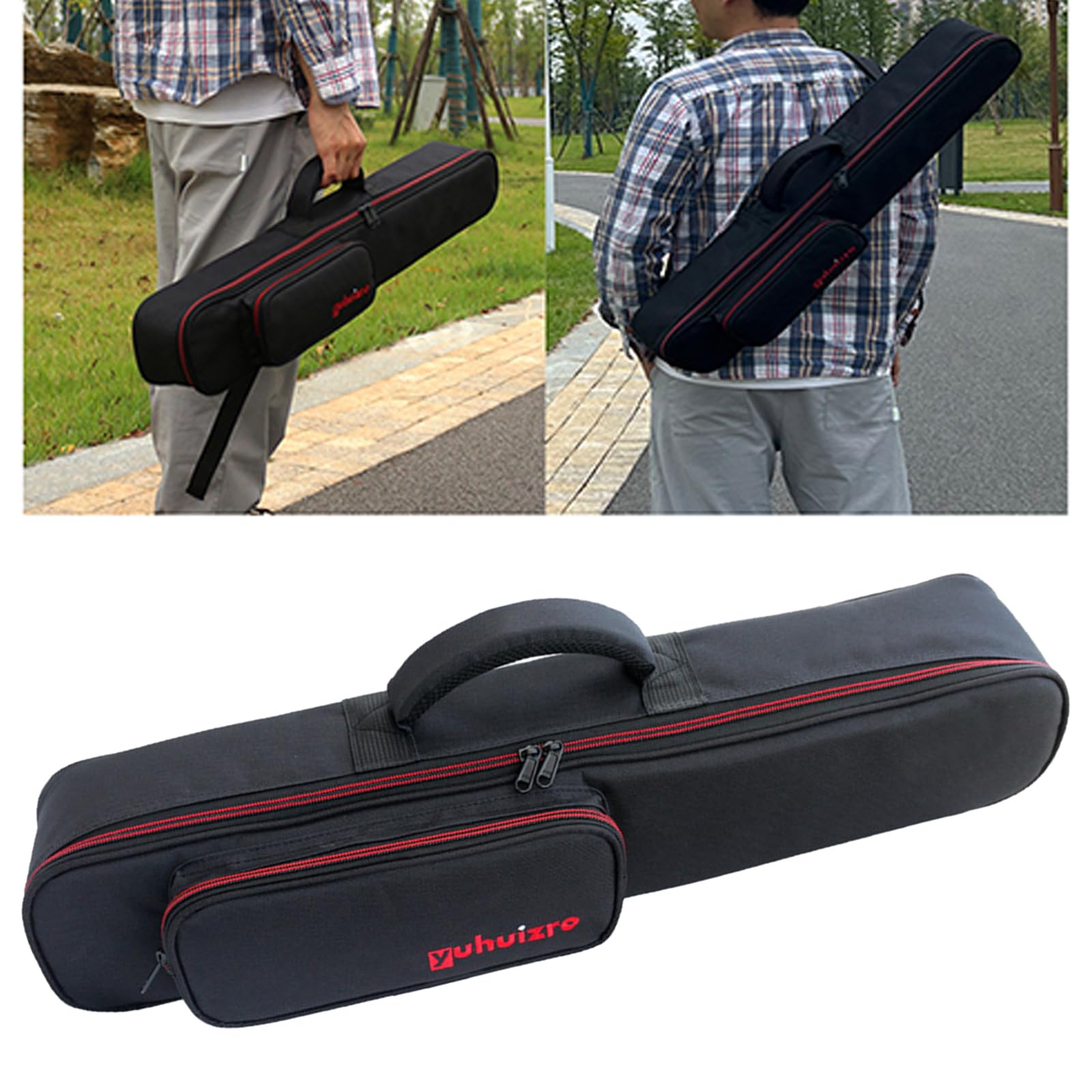 Generic Gigbag pour Saxophone Sax Gig Bag avec Sangle 60cm de Long Zippé Étui pour Saxo étui Portable