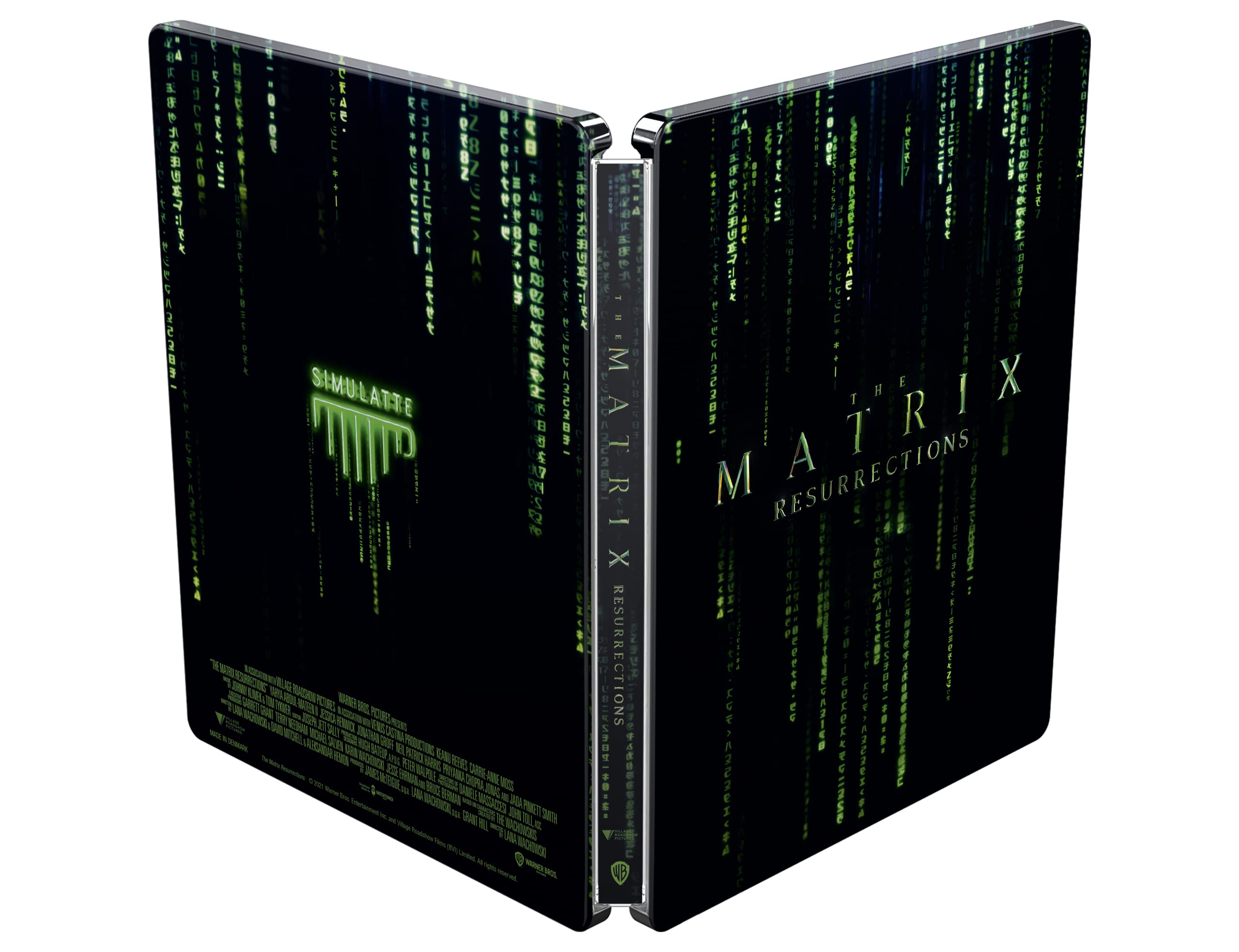 Matrix Resurrections Steelbook 1 (4K Ultra-HD + Blu-Ray) (2 Blu Ray)