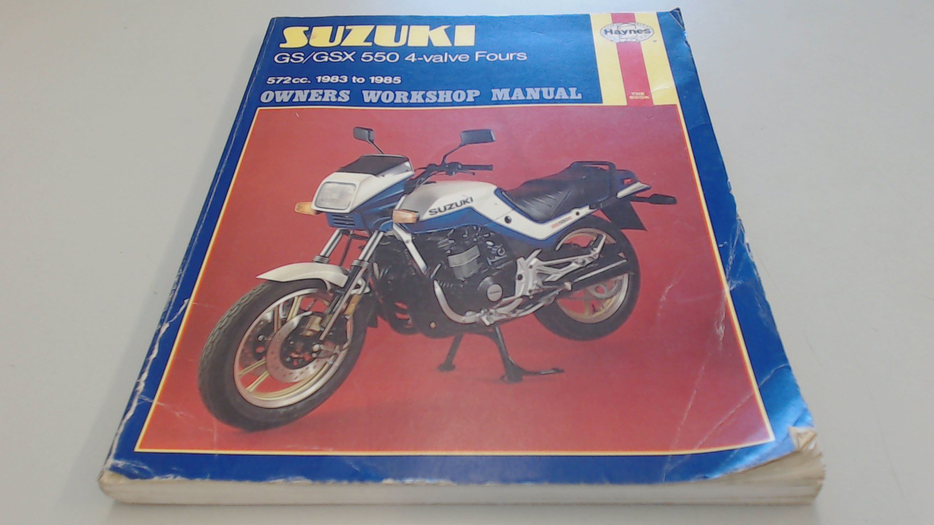 Cover of the Suzuki GS/GSX550 4-valve Fours 572cc 1983-85 Owner's Workshop Manual