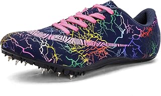 Track Spike Running Sprint Shoes Track and Field Shoes Lightweight Professional Athletic Shoes for Kids Boys Girls Womens Mens