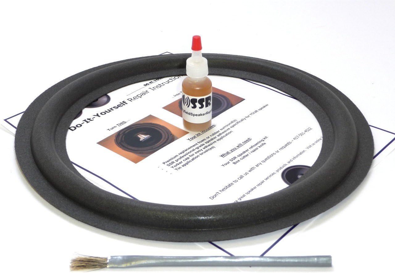 2 Replacement 12 Speaker Rubber Surrounds For Rockford