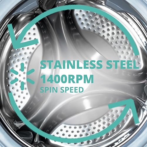 Miniatura 5 de Lavadora y secadora Combo, 3.1 pies cúbicos, 120 V todo en uno compacto sin ventilación de 24 pulgadas de gran capacidad, Lavadora y Secadora 2 en 1